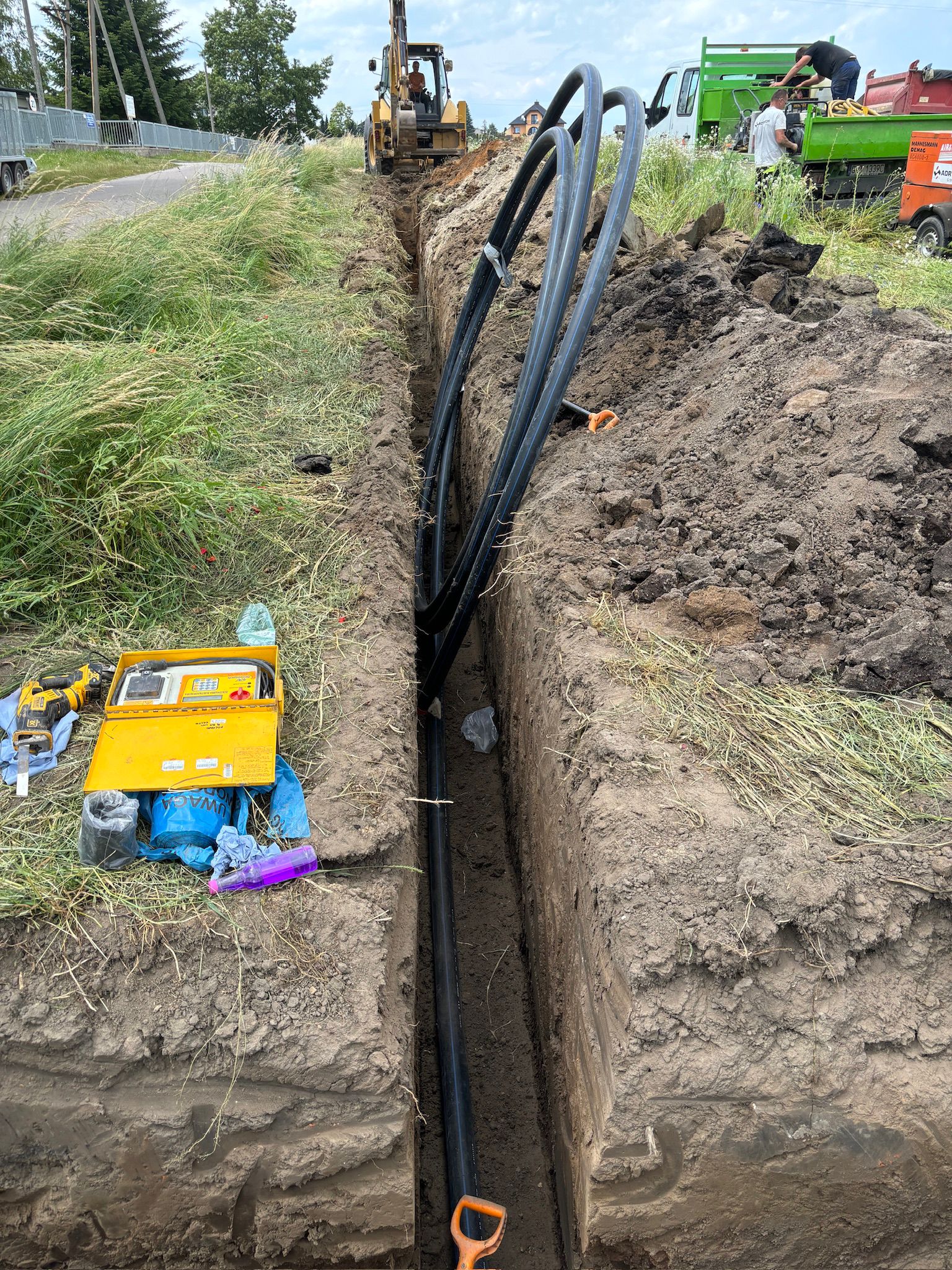 Realizacja sieci wodociągowej przez ADRYCH – instalacje wodno-kanalizacyjne